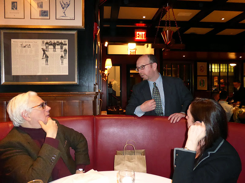 Consulting at the re-opening of Gallagher’s Steakhouse
