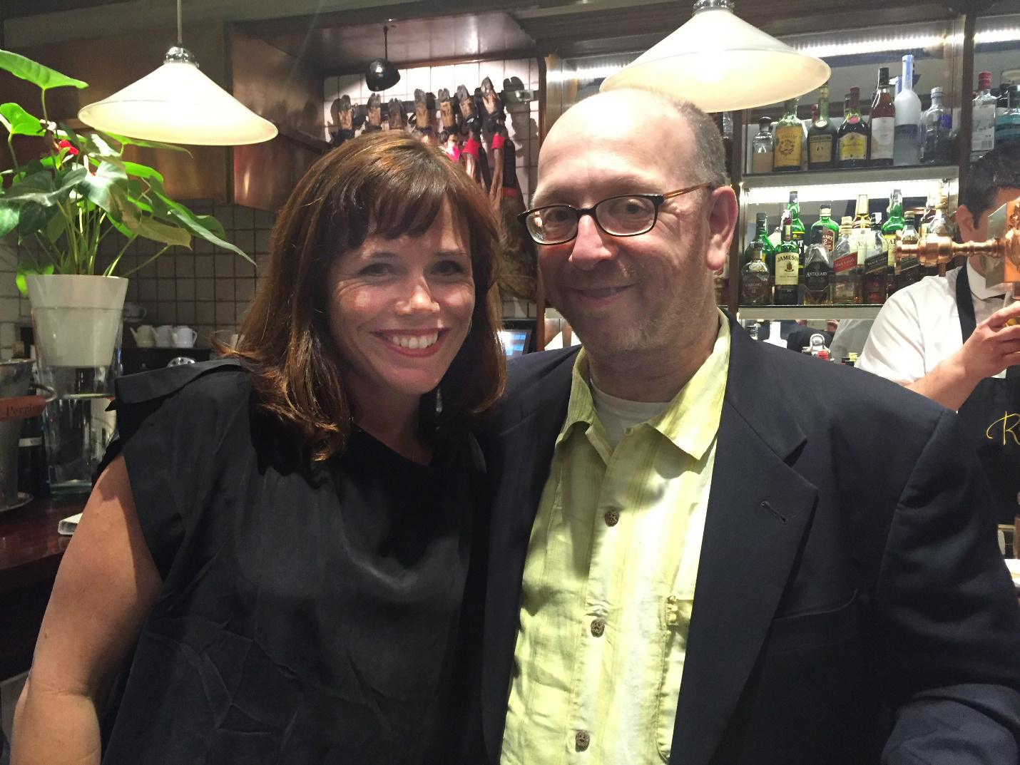 Dynamic wine PR legend Katherine Jarvis in Spain.