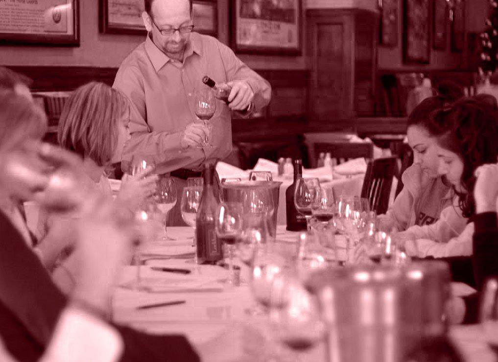 Preaching wine in wine classes.